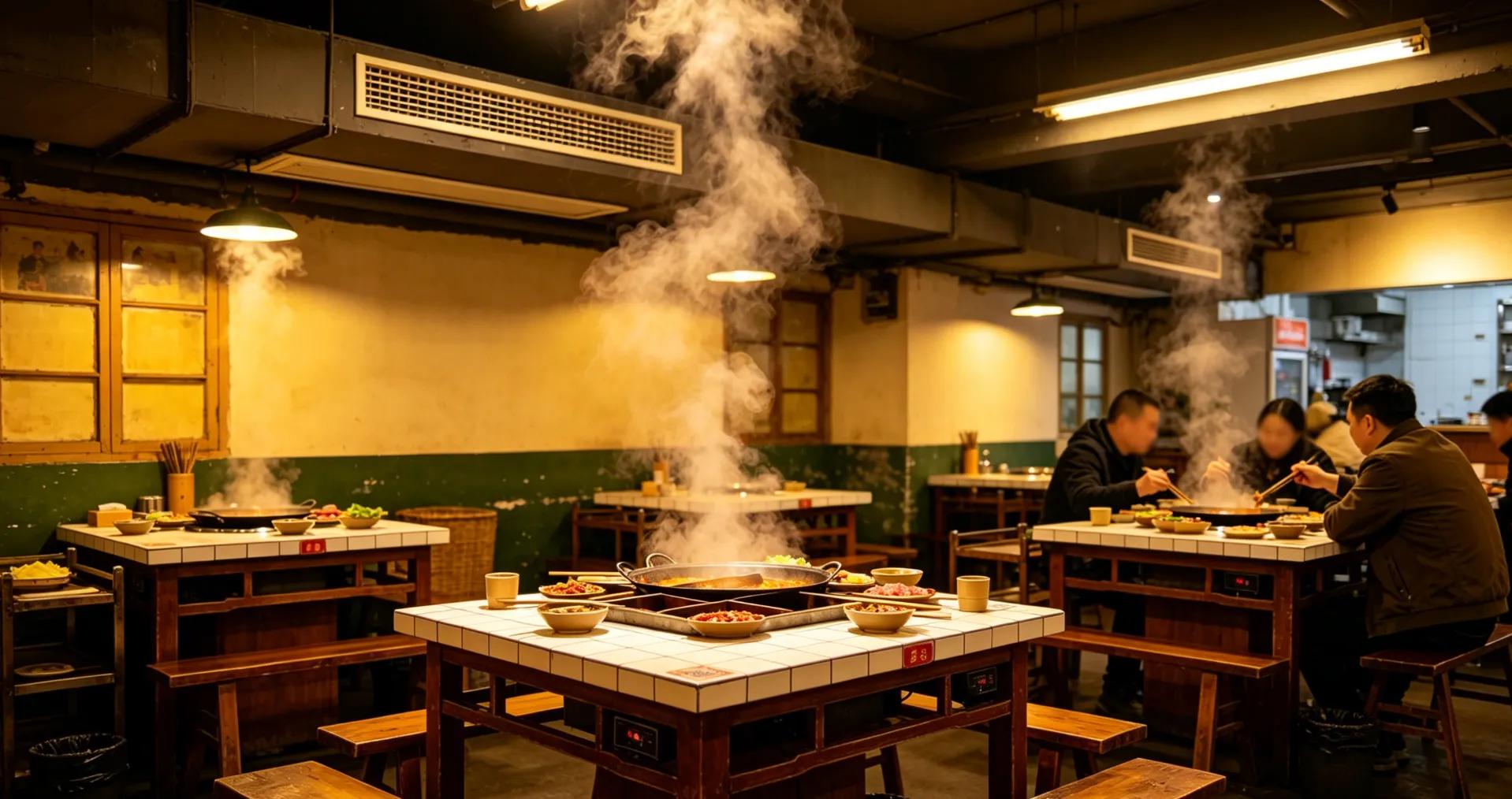 火锅店・排烟 + 商用空调